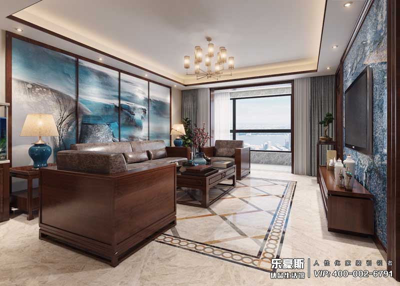 想象國際新中式風格裝修效果圖