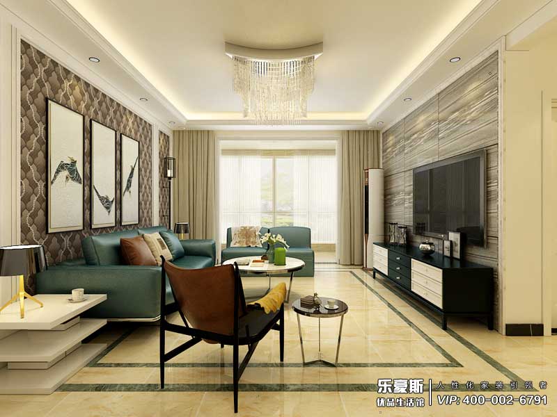 樂嘉名苑227平米躍層裝修效果圖