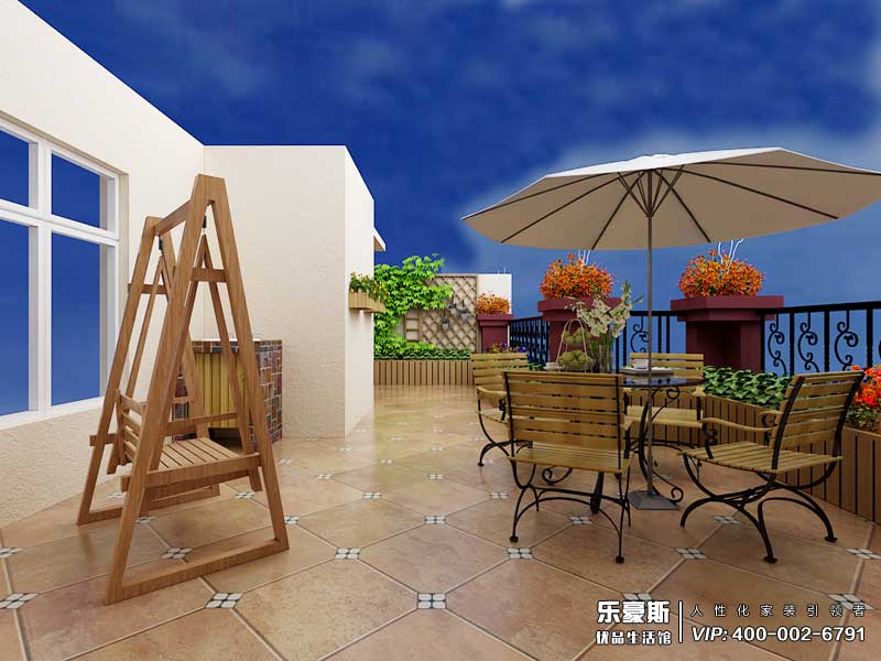 樂嘉名苑227平米躍層裝修效果圖