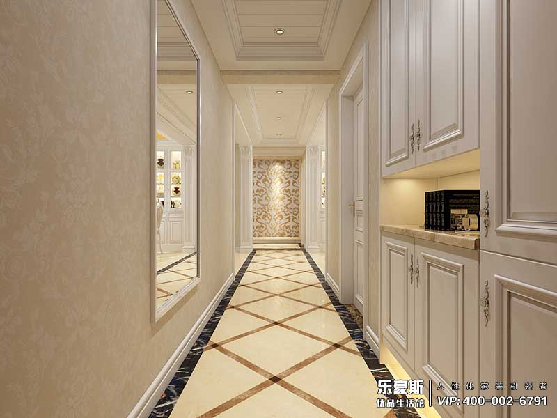 林蔭大院137平米簡歐風(fēng)格裝修效果圖