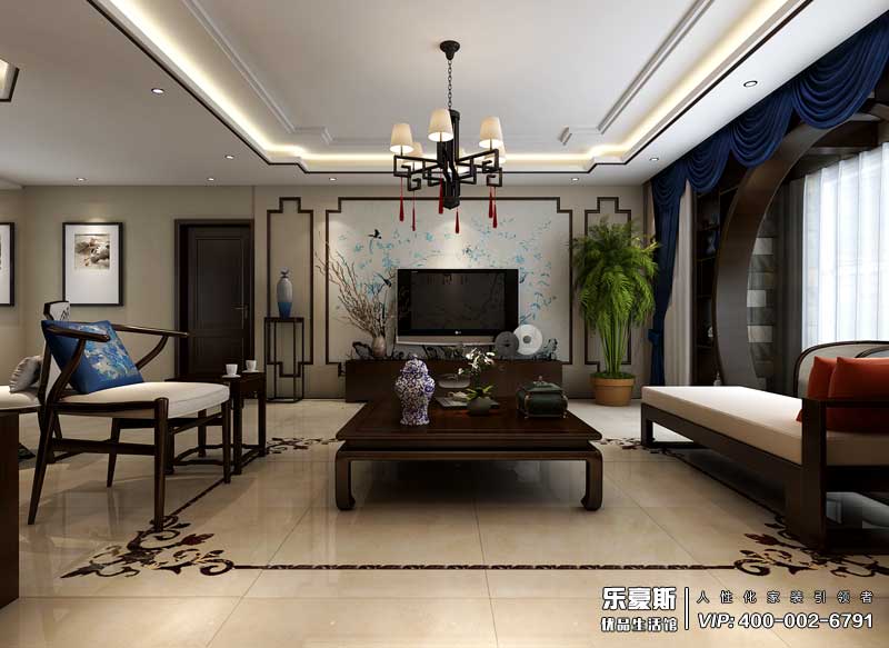 長宏錦園新中式風(fēng)格裝修設(shè)計(jì)效果圖