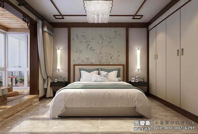 盛世御城新中式風(fēng)格裝修效果圖