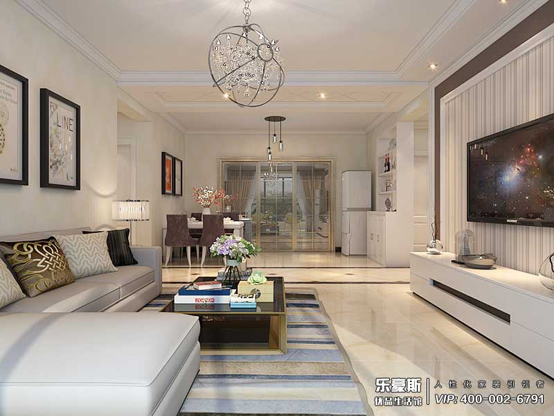 學(xué)府名城現(xiàn)代風(fēng)格裝修效果圖