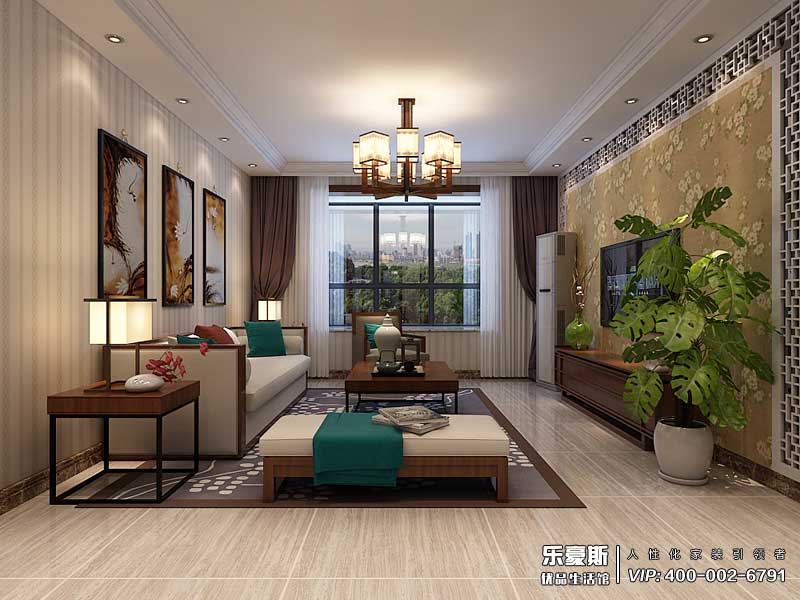 想象國(guó)際新中式風(fēng)格裝修效果圖