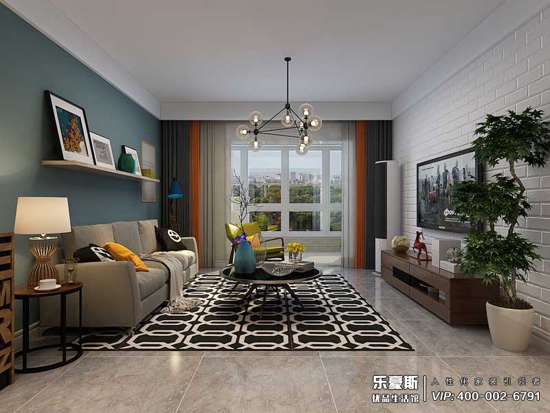 林蔭大院北歐風(fēng)格裝修設(shè)計效果圖