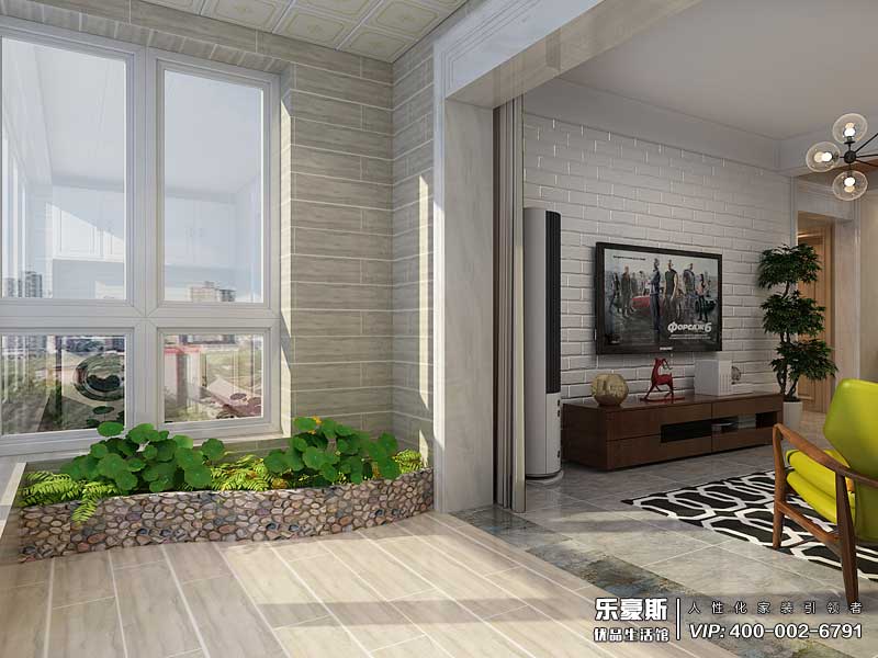 林蔭大院北歐風(fēng)格裝修設(shè)計效果圖