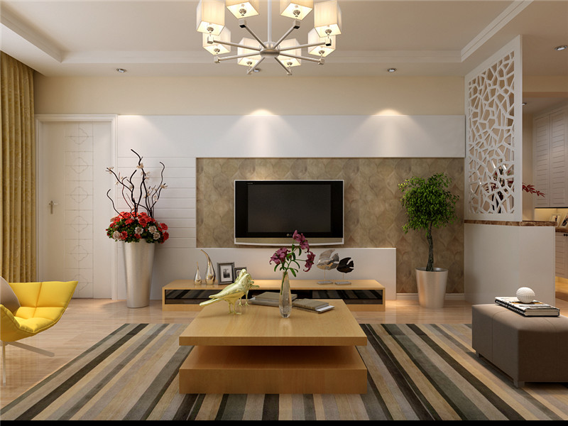 泰豐觀湖/現(xiàn)代簡(jiǎn)約風(fēng)格/100㎡/兩室兩廳