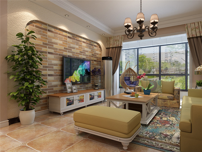 盛邦大都會/田園風格/96㎡