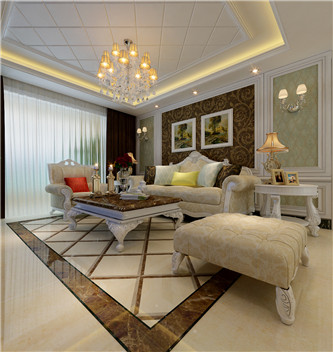 盛邦大都會/簡歐風格/139㎡/三室兩廳