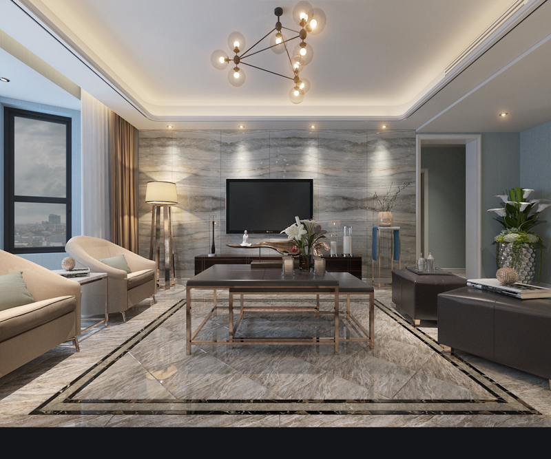 碧景園170平米三室二廳兩衛(wèi)現(xiàn)代風格