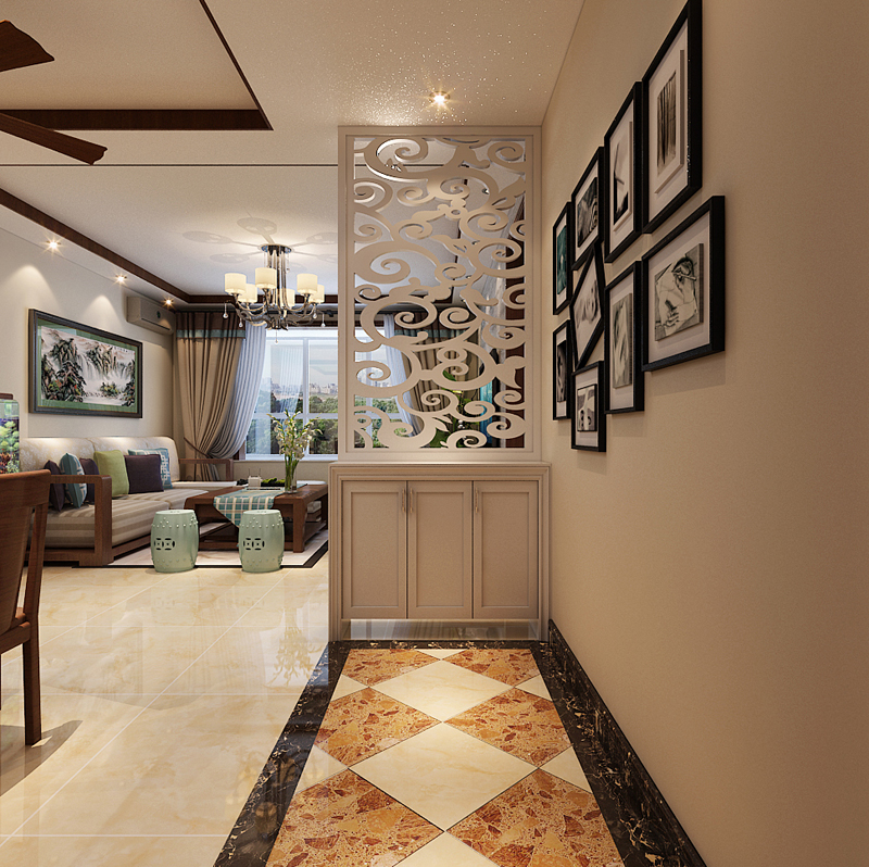 瀚唐136㎡四室兩廳簡中式 瀚唐136㎡四室兩廳簡中式