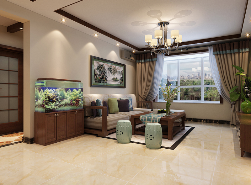 瀚唐136㎡四室兩廳簡中式 瀚唐136㎡四室兩廳簡中式