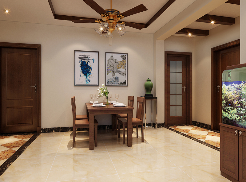 瀚唐136㎡四室兩廳簡中式 瀚唐136㎡四室兩廳簡中式