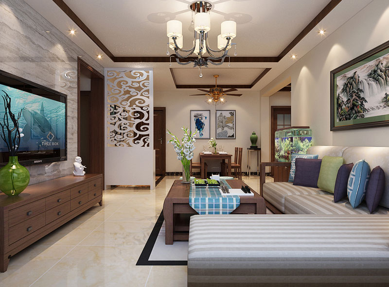 瀚唐136㎡四室兩廳簡中式 瀚唐136㎡四室兩廳簡中式