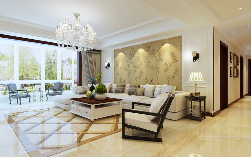 萬信花園220平米四室兩廳現(xiàn)代簡約