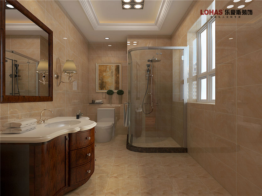 陽光東尚400平米美式裝修 陽光東尚400平米美式裝修