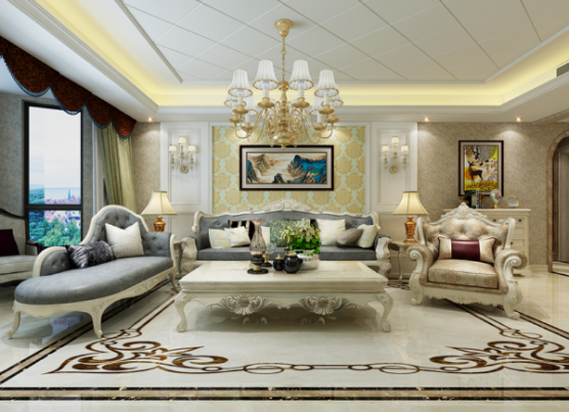 碧景園170平米別墅歐式風(fēng)格