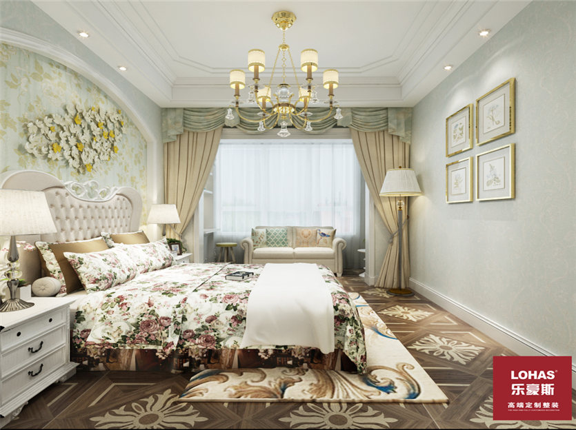 秦皇半島200平美式風(fēng)格裝修案例