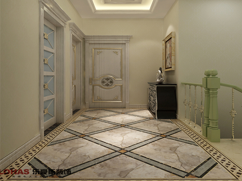 恒大金碧天下400平米別墅新古典風(fēng)格裝修