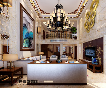 鑫界王府270平四室新中式裝修效果圖