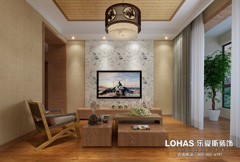 拉菲小鎮(zhèn)89平米兩室兩廳一衛(wèi)東南亞風(fēng)格