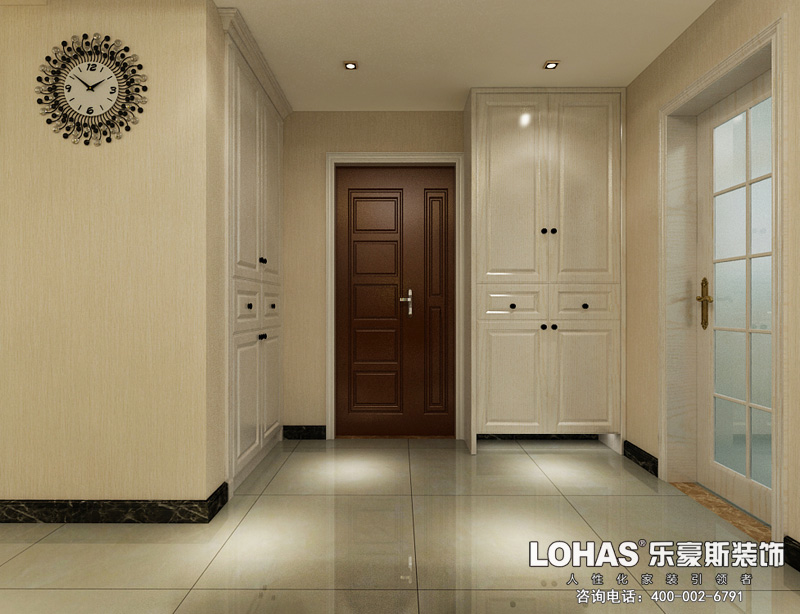 邢臺(tái)中廈御園125平米三室兩廳簡(jiǎn)歐風(fēng)格