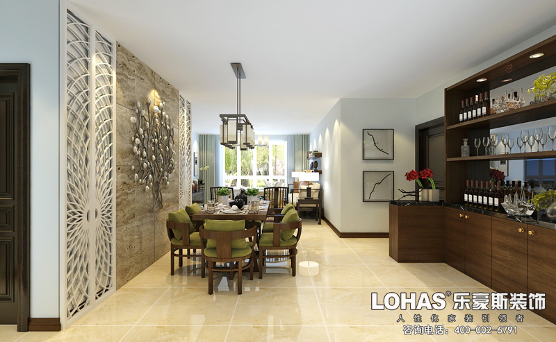 天下玉苑四室兩廳165平米新中式