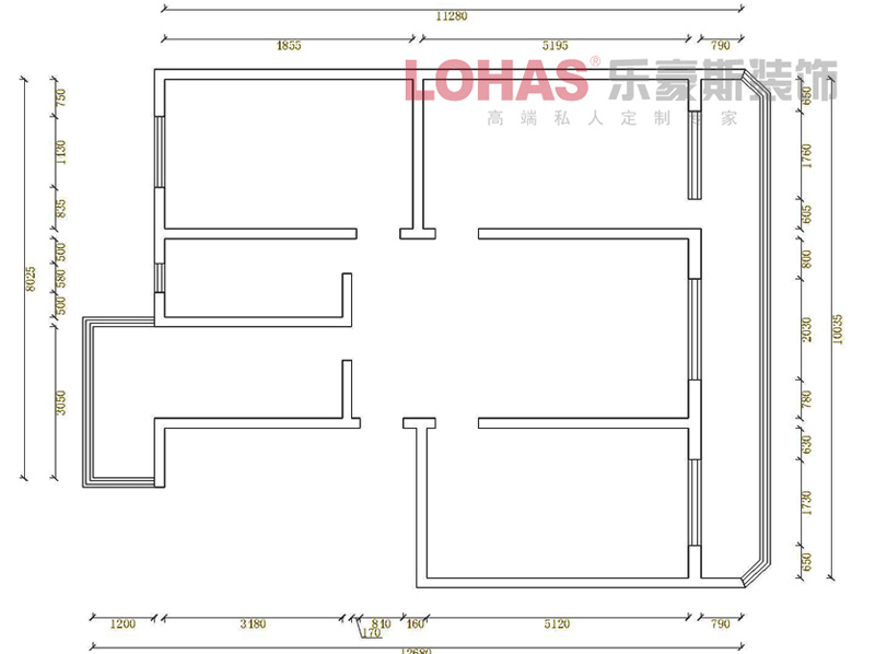 電業(yè)宿舍92平兩室兩廳簡中風格裝修效果圖