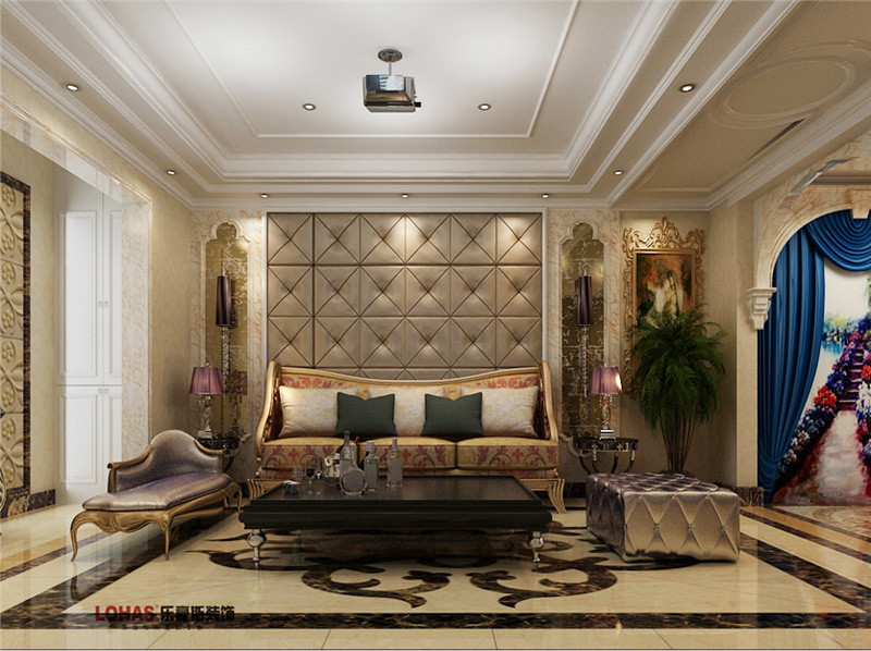 原河名墅400平別墅裝修案例效果圖