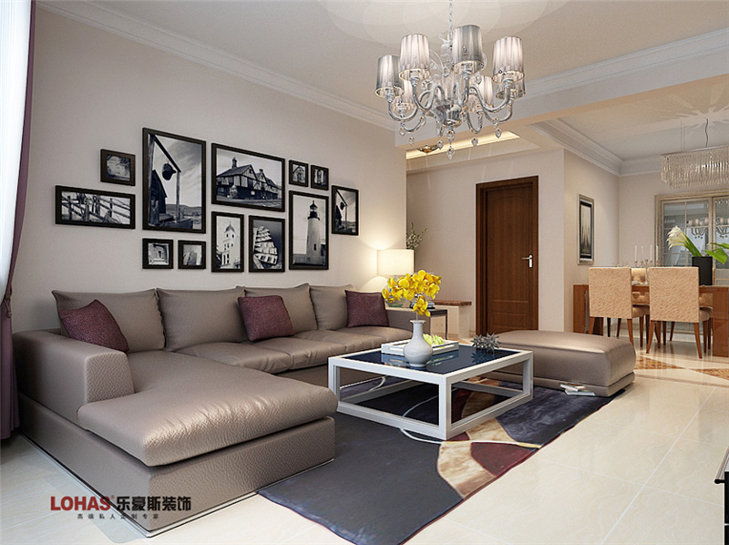 長(zhǎng)九中心127平簡(jiǎn)約風(fēng)格裝修效果圖