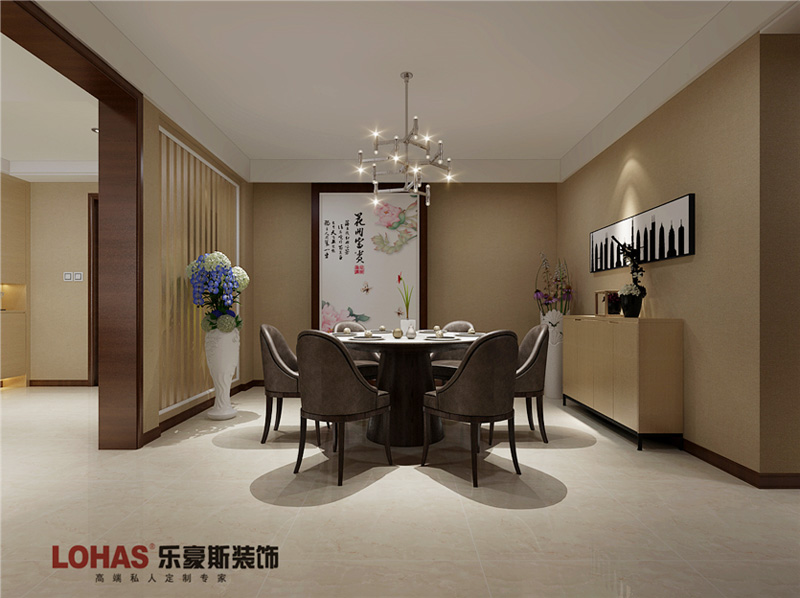 雅清苑180平美式風(fēng)格裝修效果圖