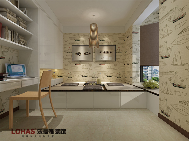 雅清苑180平美式風(fēng)格裝修效果圖