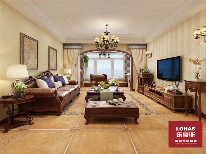 納里印象130平美式