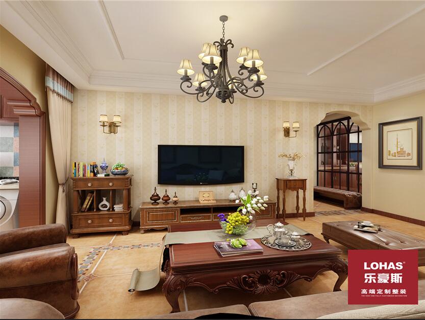 納里印象130平美式