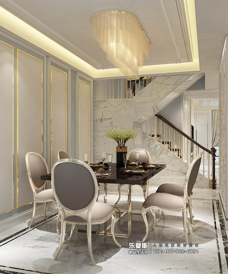 盛邦大都會180平米裝修效果圖