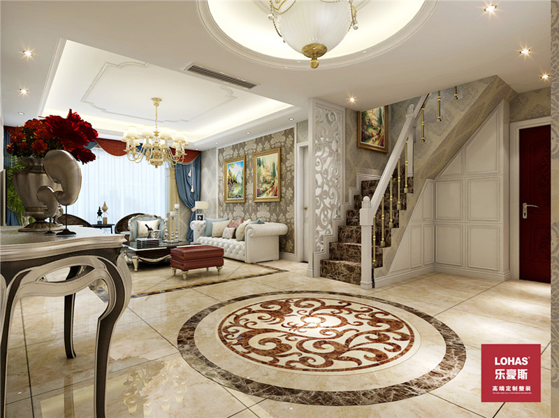 長(zhǎng)瑞錦城203平米裝修效果圖