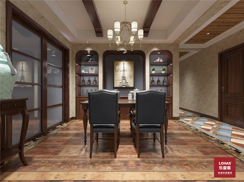 鹿錦苑美式裝修效果圖