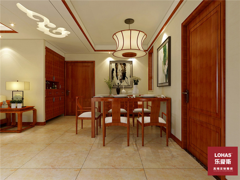 奧北公元新中式裝修效果圖