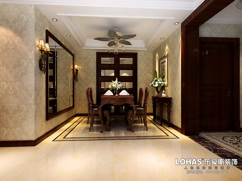 瑞城三室兩廳135平米裝修