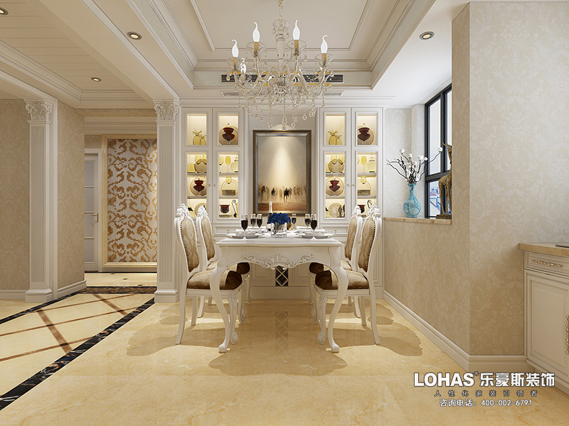 邯鄲涉縣別墅300平米中式風(fēng)格裝修案例