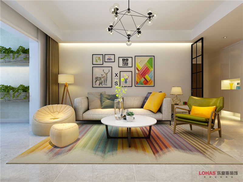 潤德天悅城118平米三室兩廳北歐風(fēng)格 潤德天悅城118平米三室兩廳北歐風(fēng)格