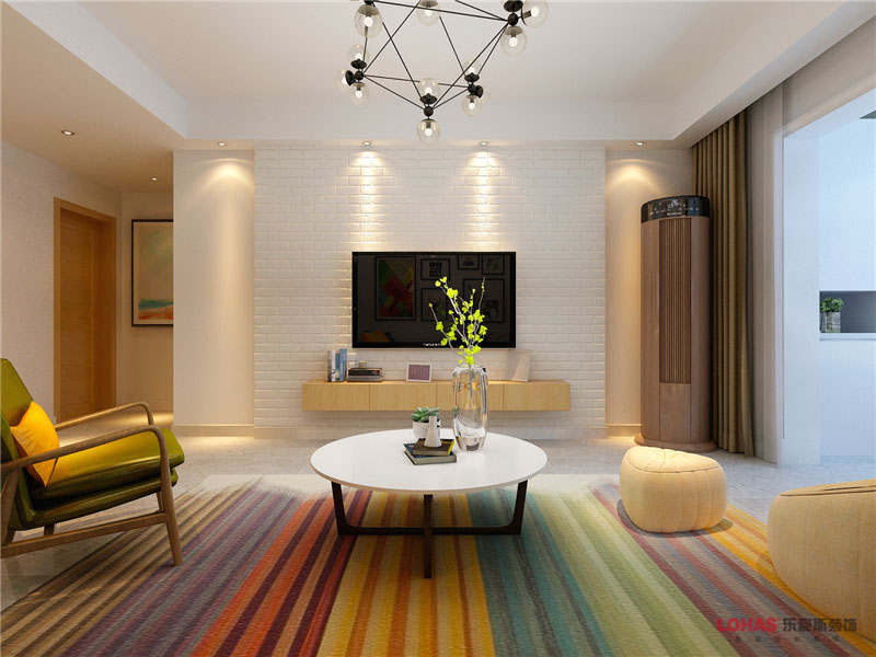 潤德天悅城118平米三室兩廳北歐風(fēng)格 潤德天悅城118平米三室兩廳北歐風(fēng)格