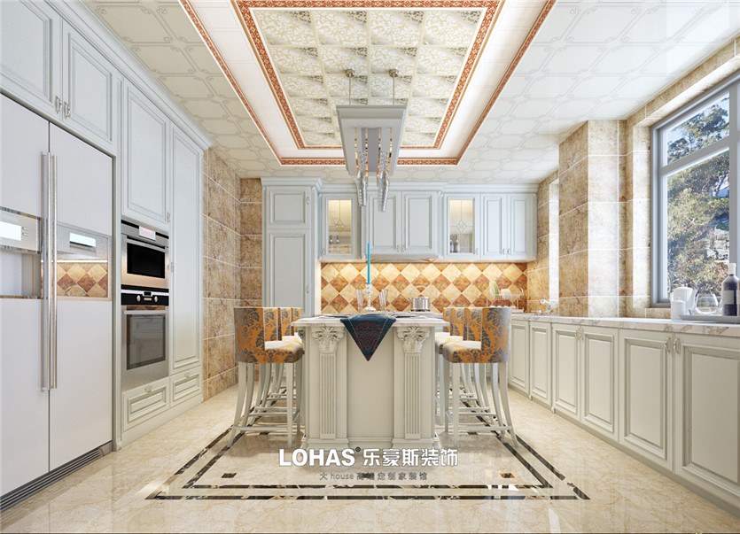 建投十號(hào)院300平歐式效果圖