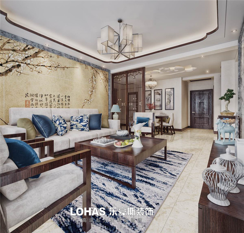 名相華府150平新中式四室效果圖