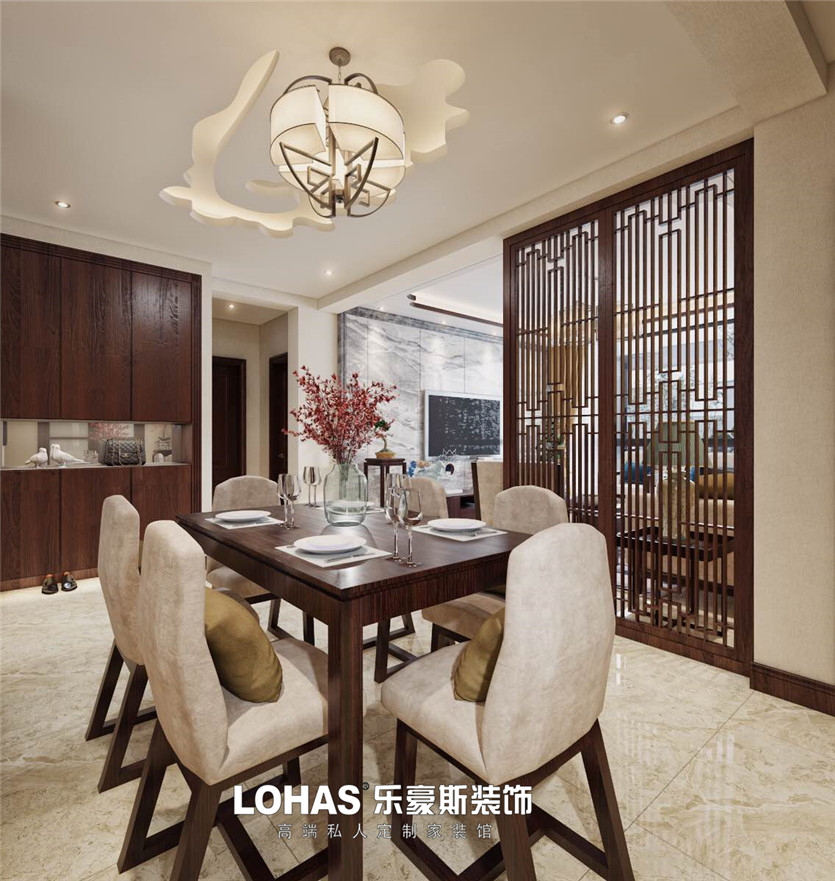 名相華府150平新中式四室效果圖