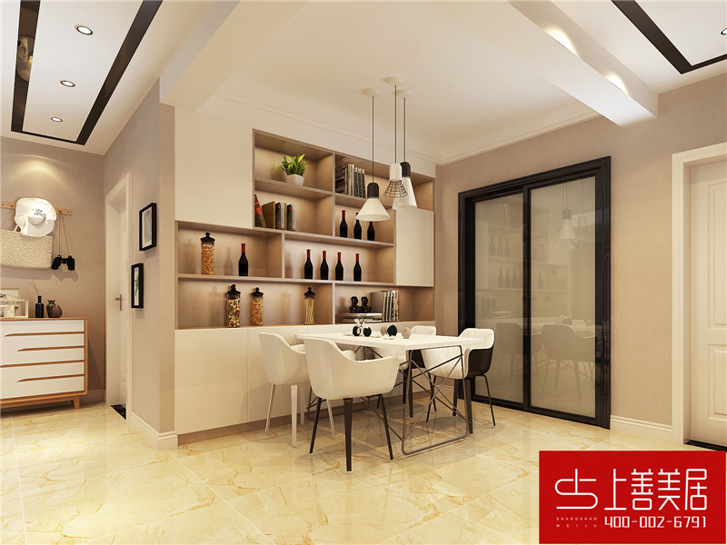 邢臺(tái)金都華府100平三室一廳現(xiàn)代簡約風(fēng)格裝修效果圖