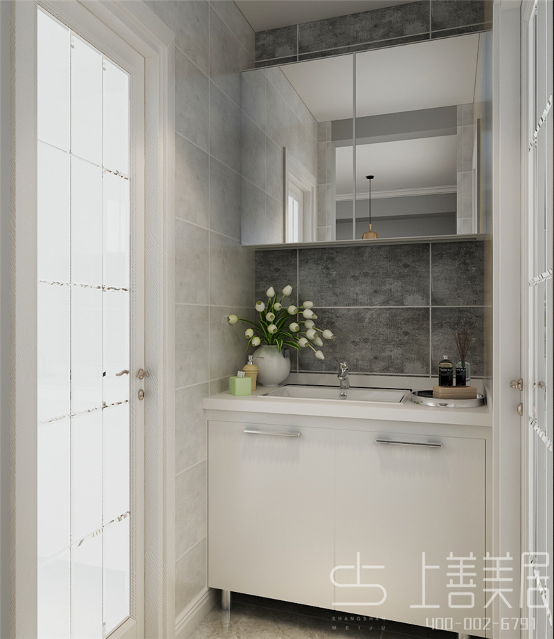 鐵路宿舍60平現(xiàn)代簡約風格裝修效果圖