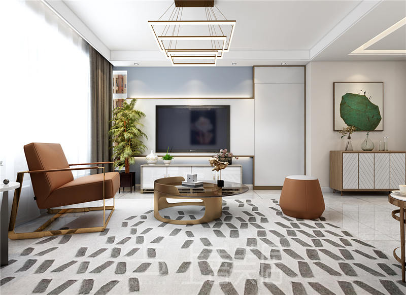 榮盛城100平現(xiàn)代簡約