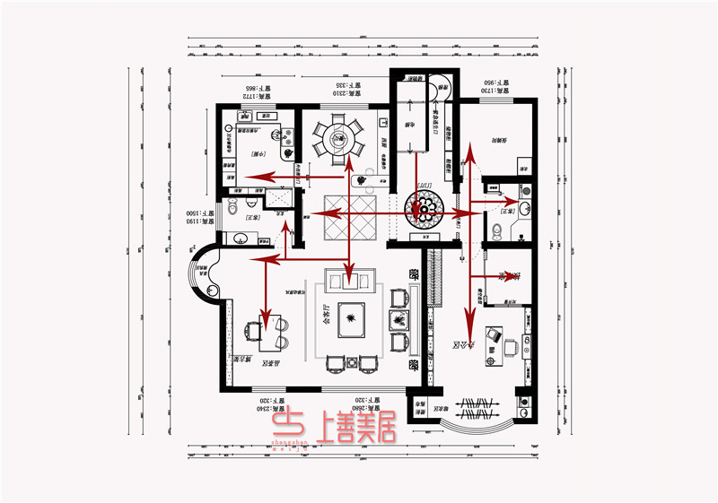 卓達玫瑰園400㎡中式 卓達玫瑰園400㎡中式