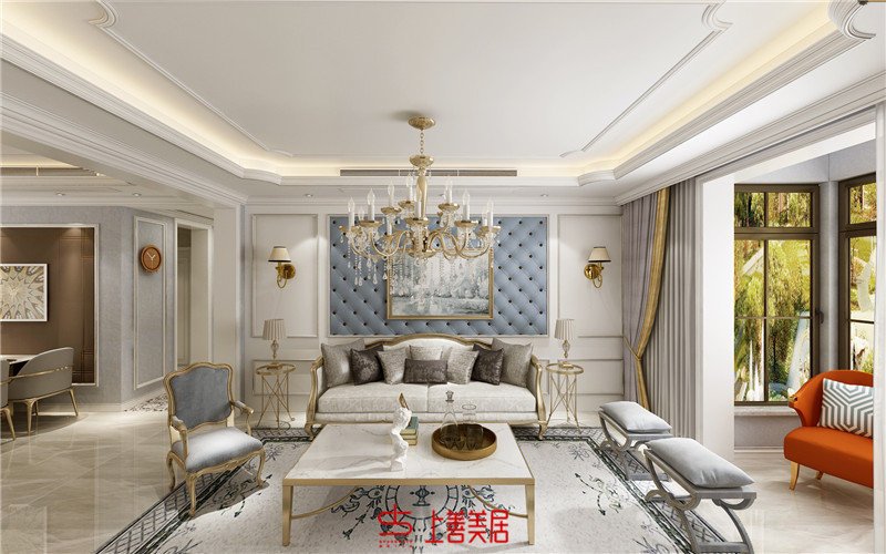 效果圖-客廳沙發(fā)墻